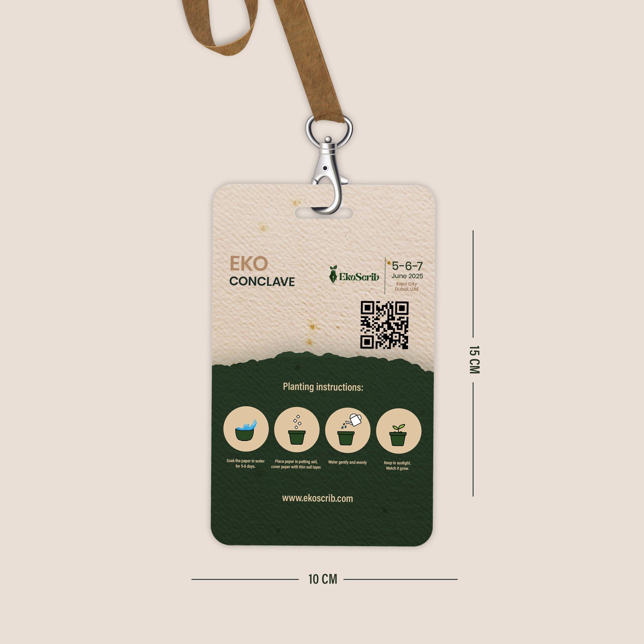 Seed paper conference tags