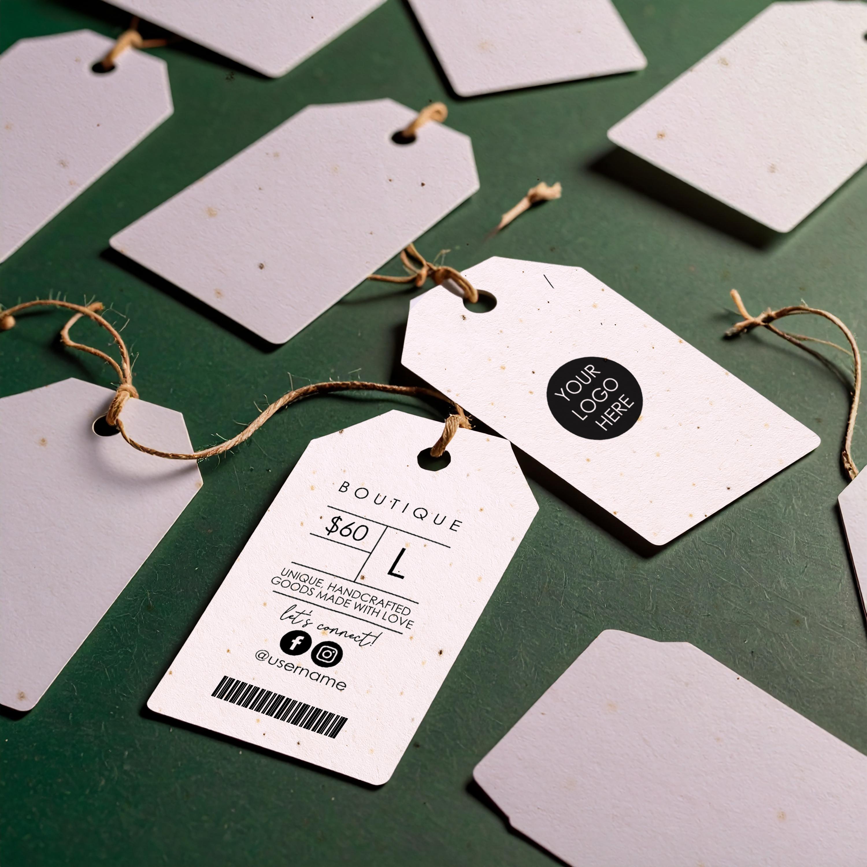 Seed paper price tags